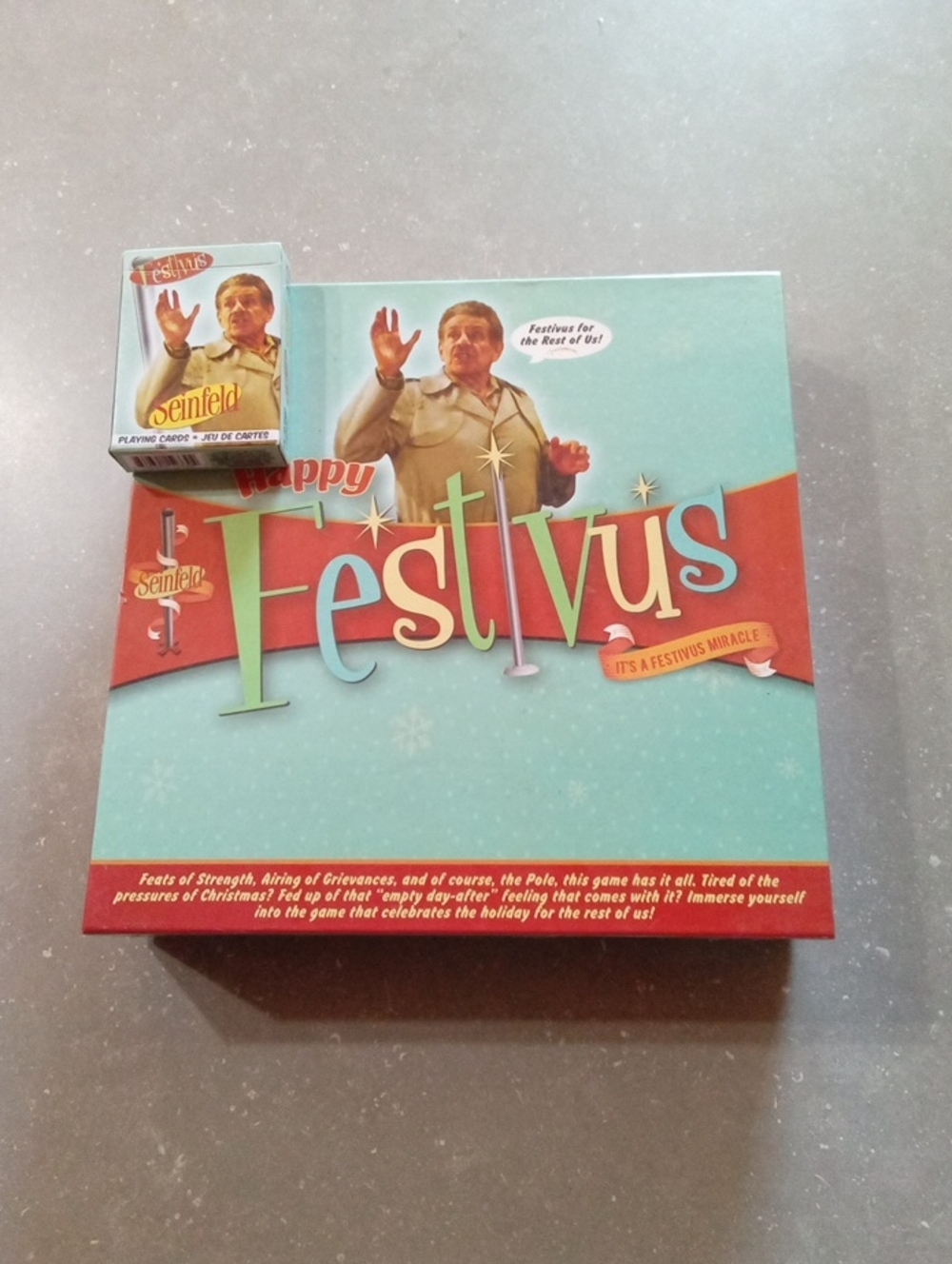 Happy Festivus Board Game And Card Bundle.